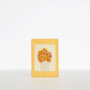 Imán ramo girasoles amarillo